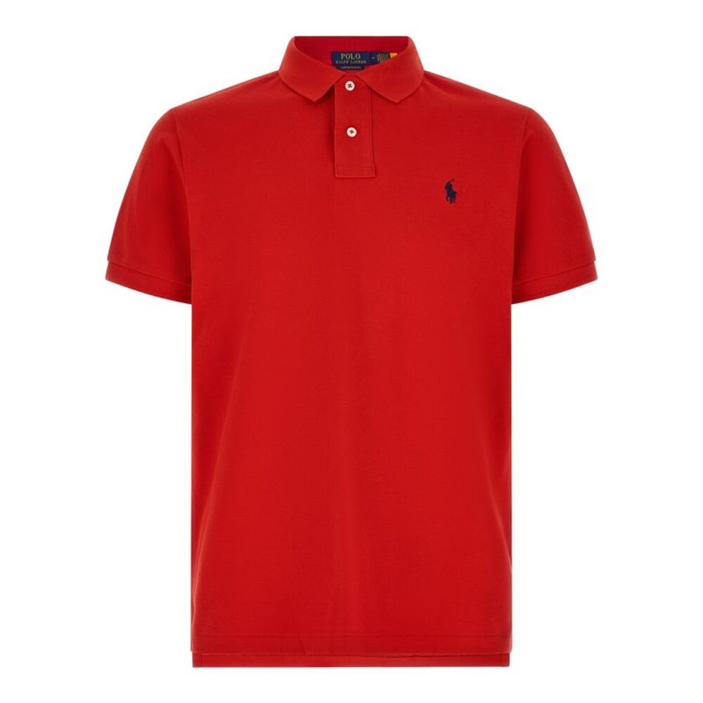 Polo Ralph Lauren Red Cotton Polo Men's Shirt